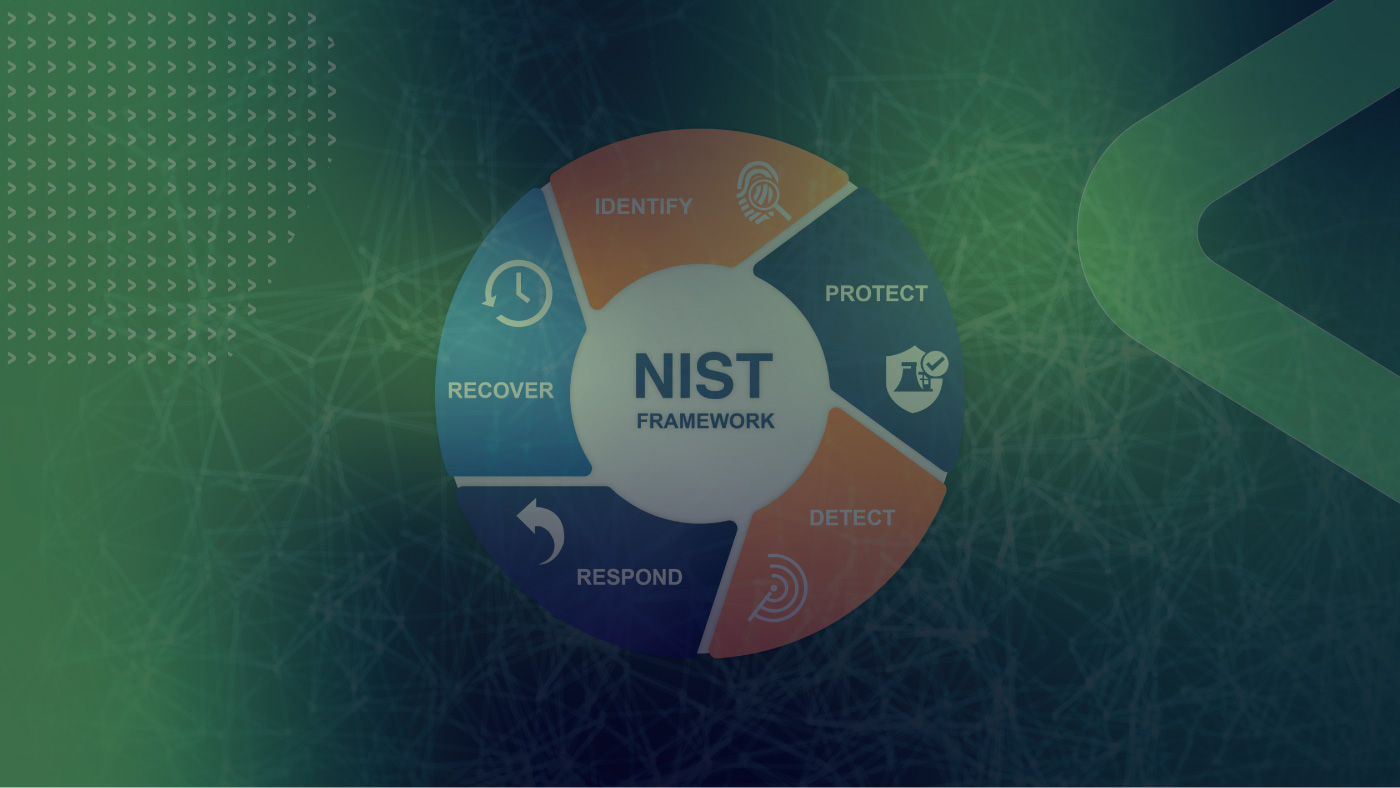 NIST Framework in the picture with sedara branding components